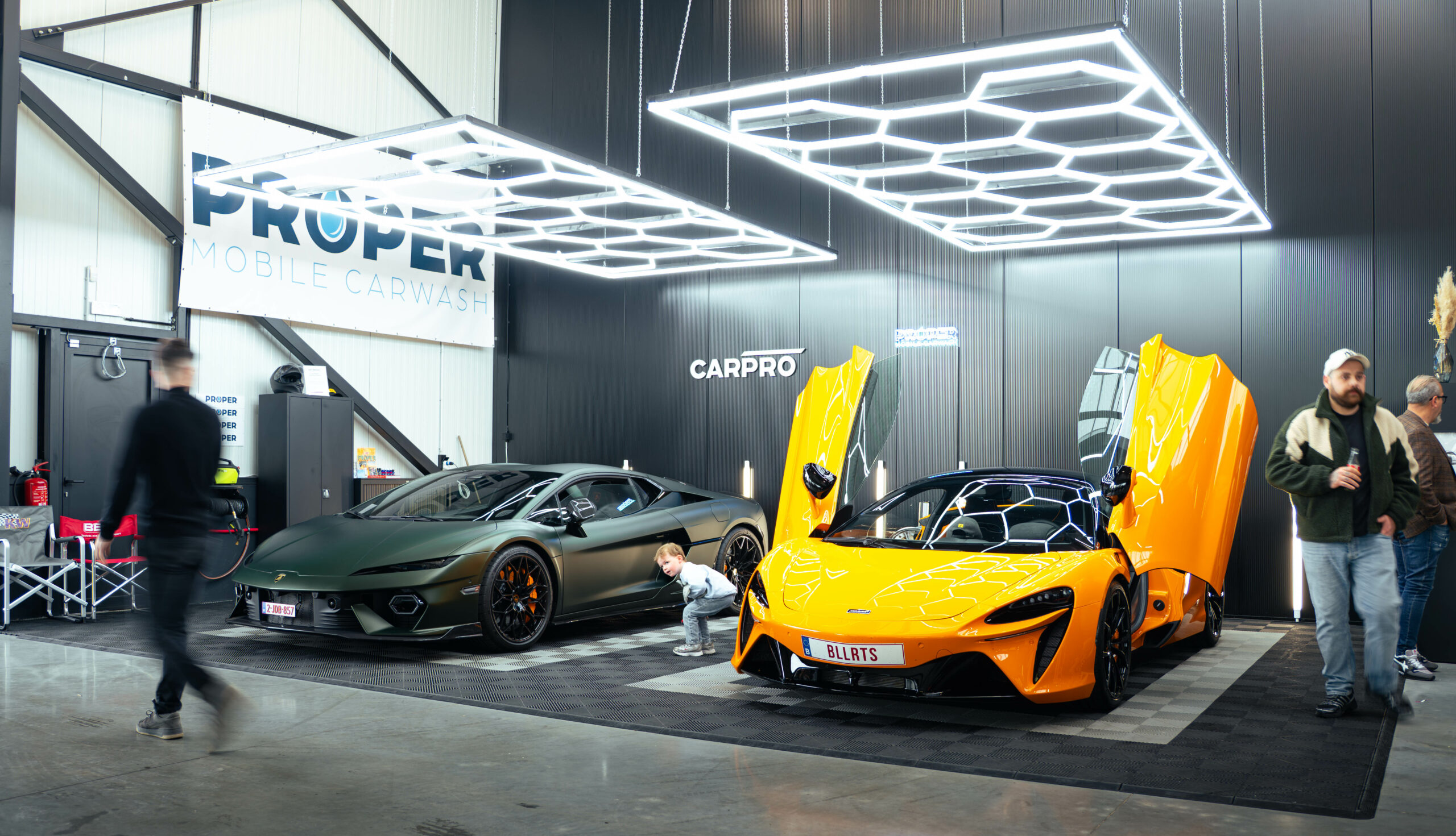 Supercars at Proper open house event, photographed by VicVisions