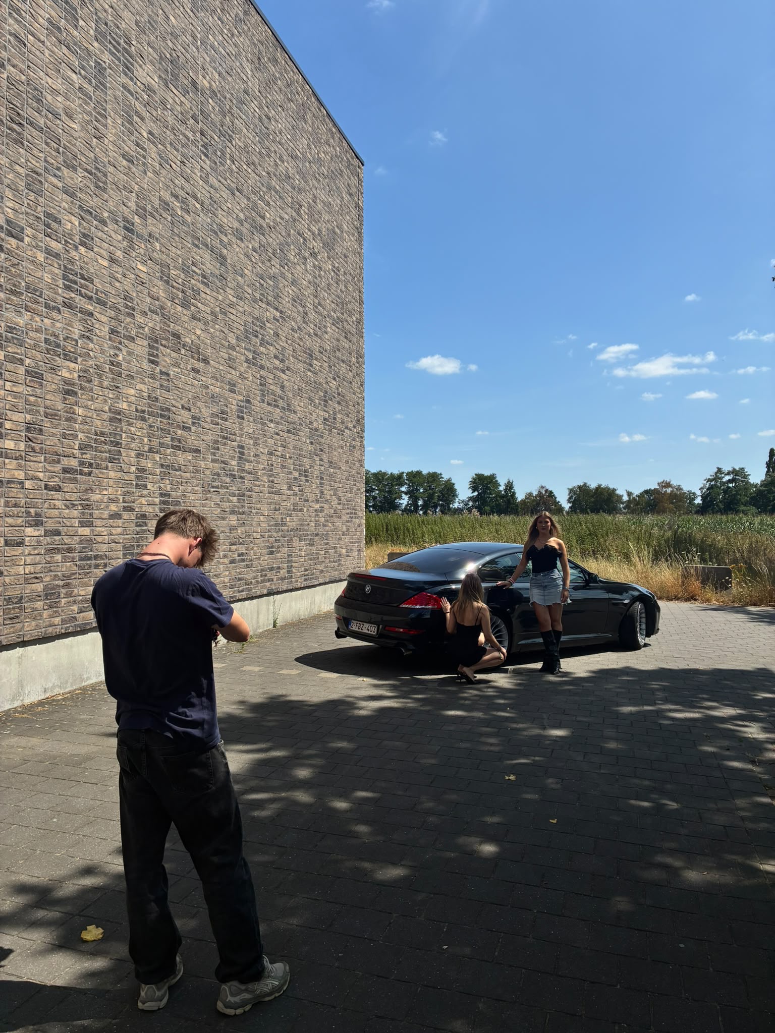 foto tijdens shoot